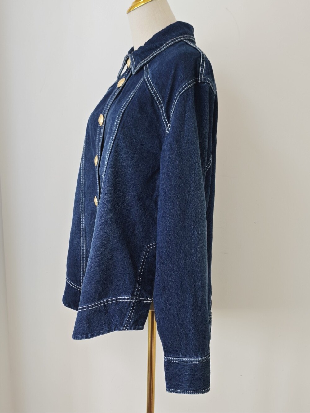 AJE Rylee Denim Shirt - Picture 10 of 14